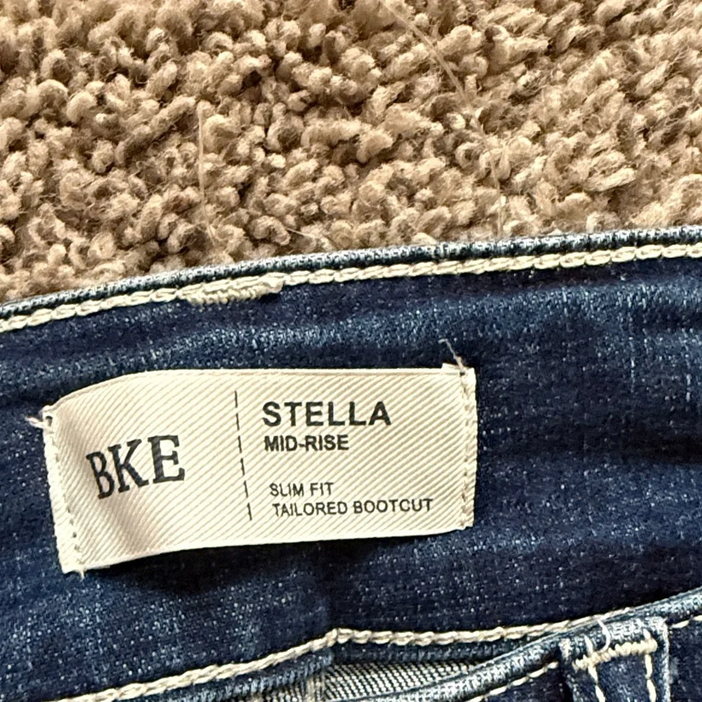 BKE Dark Blue Boot Cut Jeans - Picture 4 of 5